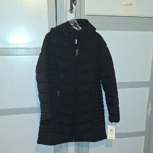DKNY Black Quilted Jacket